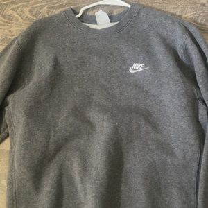 Nike gray crewneck